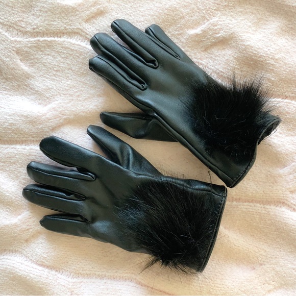 Bundle Sweater Dress + Faux Leather Gloves - Picture 2 of 3